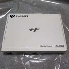 ②FUJISOFT モバイルルーター FS040W　ケースつき