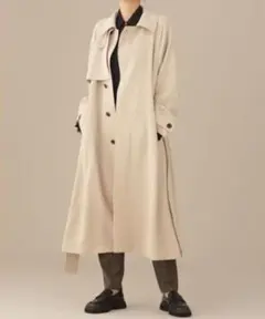 ナノユニバース　LB.03　スタンドカラーステンカラーコート　ウォッシャブル