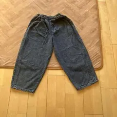ワイドパンツ　デニム　130