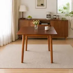新品・未使用 木製テーブル 80×80cm ブラウン TBL11 - メルカリ