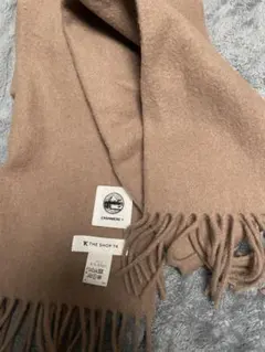 the shop TK takeo kikuchi マフラー ベージュ カシミヤ