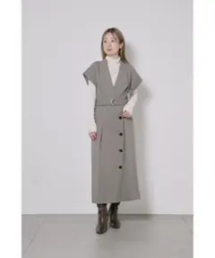 SNIDEL スナイデル ワンピース スプリングコート ジレ 美品 秋分