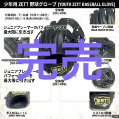 新品未使用 キッズグローブ 10号 ZETT ヤクルト つば九郎 入試困難