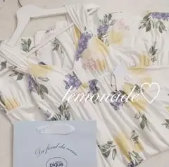 正規品♡フルーツフラワーロングドレス♡イエロー