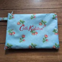 Cath Kidston 花柄ポーチ 水色