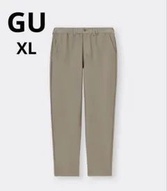 GU ジーユー ウォームスーパーストレッチイージーパンツ カーキ XL