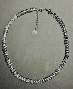 クリスタルビーズ ネックレス ハンドメイド