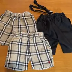 ベビー　フォーマルパンツ　3枚セット　サスペンダー付き　polo