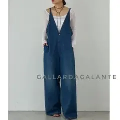GALLARDAGALANTE PEAS デニムサロペット ブルー 0のサムネイル