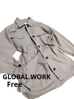 GLOBAL WORK★春ミリタリー☆CPOジャケット★グローバルワーク★未使用