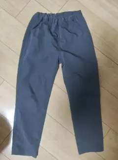 【130】無印良品　グレー ロングパンツ　薄生地