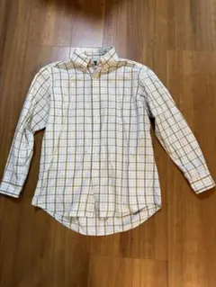 Aquascutum チェック柄 長袖シャツ Lサイズ