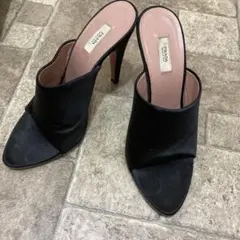 prada プラダ　サテンヒール　ミュール　35 サンダル　22.5cm