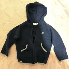 CELINE キッズ ニットパーカー 90cm ネイビーのサムネイル