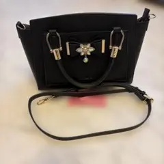 Samantha Vega ビジューリボン 2way ハンドバッグ