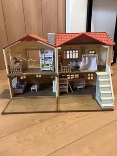 シルバニアファミリーセット　赤い屋根の大きなお家