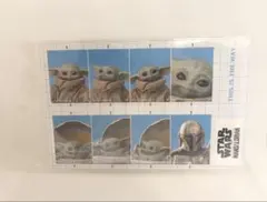 スターウォーズ　証明写真風ステッカー　マンダロリアン　グローグー