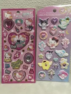 ハローキティ ジェルステッカー マシュマロステッカー