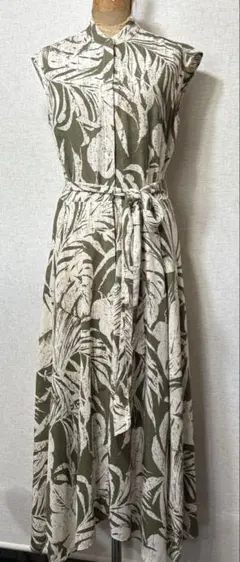 ローレンラルフローレン　ノースリーブロングワンピース　0 美品