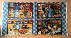 coffee timeパネル生地　118cm NewCastleFabrics