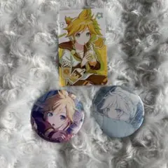 プロセカ　エピカ　グリッター缶バッジ　45A 46A 鏡音レン