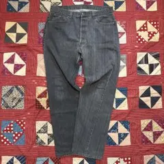 珍品 80s Levi's 501 先染め ブラックデニム USA製