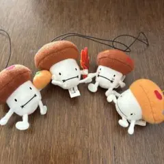 ドコモダケ ぬいぐるみ ストラップ液晶クリーナー 非売品 3点セット