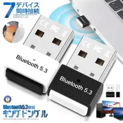 (新品未使用) Bluetooth5.3 アダプタ ドングル RTL812-BK