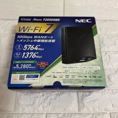 NEC Aterm 7200D8BE Wi-Fi 7 ルーター - メルカリ