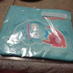 サンリオ  当たりくじ　★ハンギョドン　⑥フラットポーチ ブルー