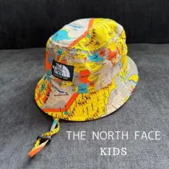 THE NORTH FACE キッズ　地図柄ハット KM