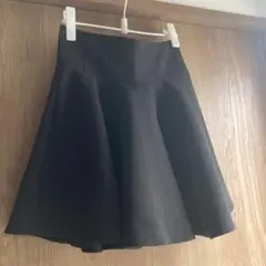 GRL【 gm728 】インパン裏地付きコルセット風フレアミニスカート