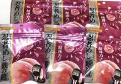 忍者めし　鉄の鎧　ピーチ味　6袋セット　まとめ売り　グミ　ハードグミ