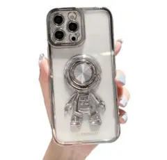 iPhone 13 ProMaxケース リング付き 可愛い クリア キャラクター