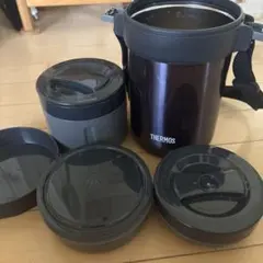THERMOS 保温弁当箱　ステンレスランチジャー　3段　仕事　学校　スープのサムネイル