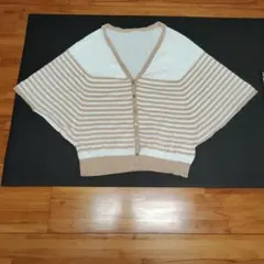 MACKINTOSH PHILOSOPHY ポンチョ型ボーダー カーディガンのサムネイル