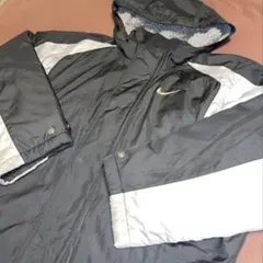 NIKE ナイキ ジップアップ コーチジャケット ベンチコート M ブラック