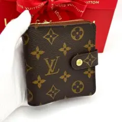 ☆美品☆ルイヴィトン コンパクトジップ モノグラム メンズ レディース 財布