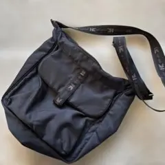 コシノヒロコショルダーバッグ ブラック ナイロン