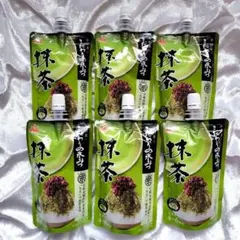 う*ぎ様 井村屋 こだわりの氷みつ【抹茶 ６個セット】かき氷シロップのサムネイル