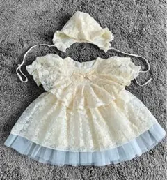 新品　ベビードレス　お食い初め　お宮参り　ロンパース　ワンピース　退院着　新生児