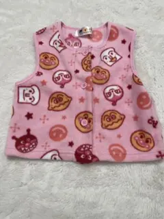 90cm アンパンマン スリーパー ピンク フリース