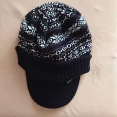 ニット帽・キャップ 　ブラック