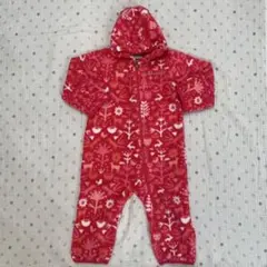 Columbia フリースロンパース 12-18ヶ月 赤
