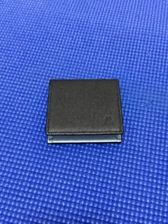 LANVIN レザー コインケース ブラック/ブルー　中古品