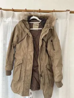 BACK NUMBER ベージュ モッズコート M