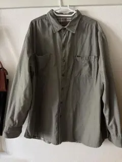 カーキ ミリタリー長袖シャツ ジャケット