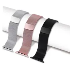 [Sunhel] コンパチブル 41mm/40mm/38mm ステンレス-銀色