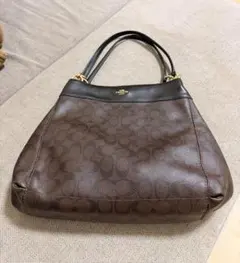 COACH コーチ シグネチャー ワンショルダーバッグ ブラウン ブラ
