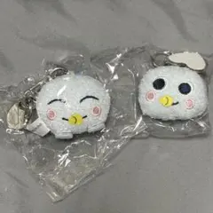 新・ざわざわ森のがんこちゃんぬいぐるみスマホチャーム　がんペーちゃんセット